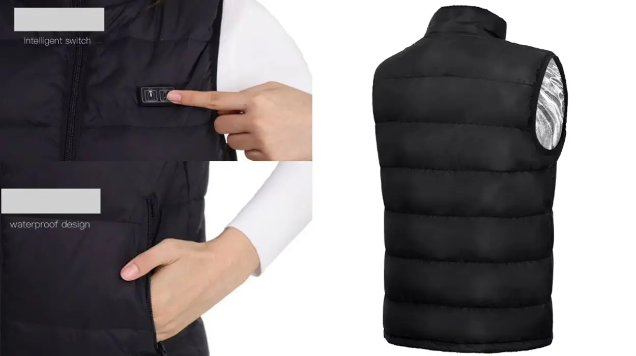 Chaleco calefactado unisex barato