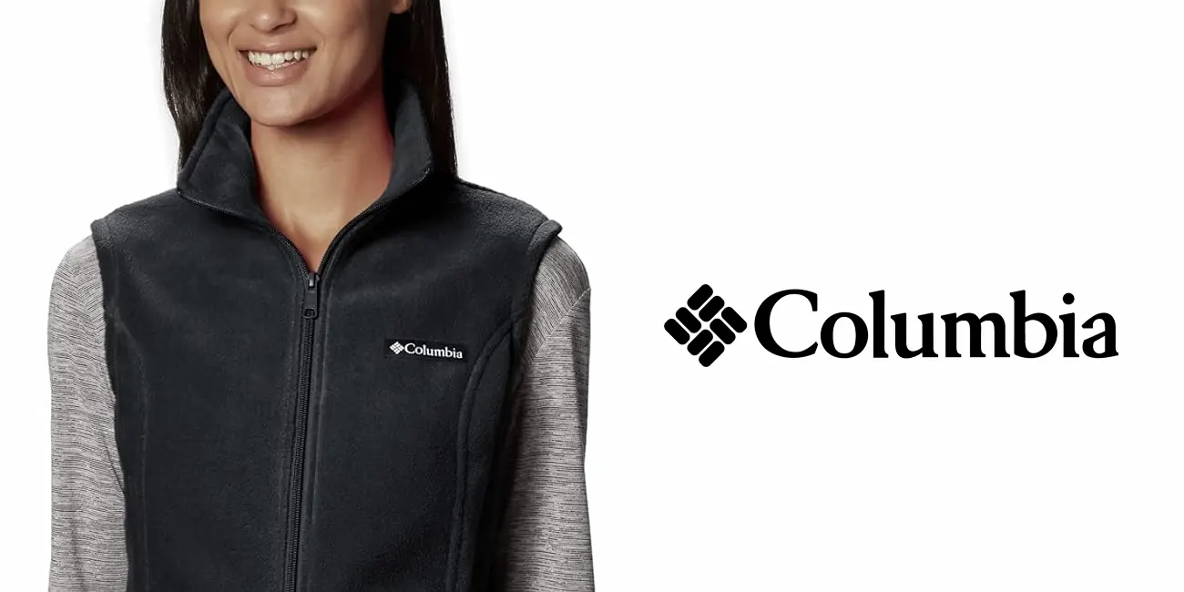 Chaleco mujer Columbia en color negro