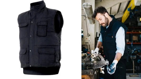 chaleco de trabajo acolchado multibolsillos Velilla 108