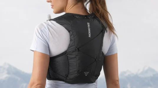 Chaleco de hidratación Salomon Active Skin 4 para trail running y senderismo, talla M