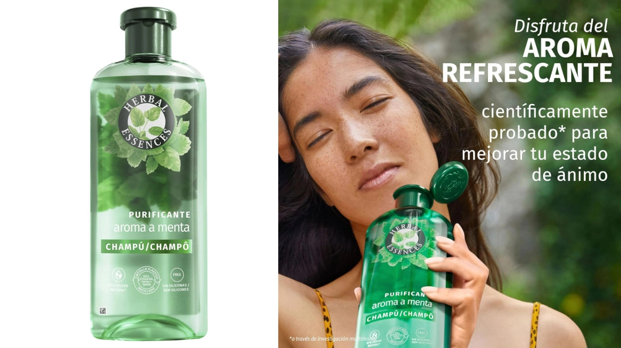 champú Herbal Essences de menta