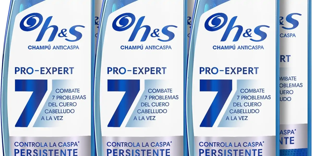 Pack x6 Champú Anticaspa H&S Pro-Expert 7 de 300 ml