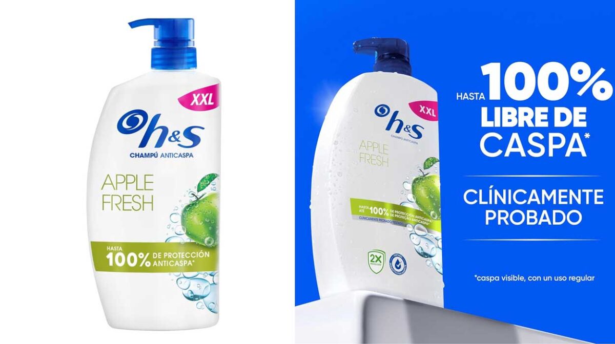 Champu Anticaspa Apple Fresh de 1 litro