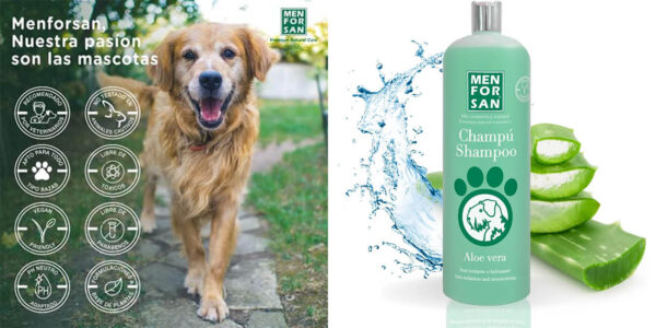 Champú para perros Menforsan Aloe Vera