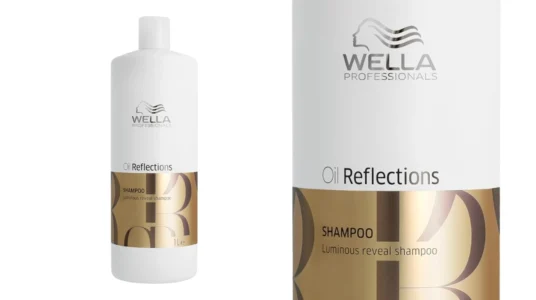 champú realzador de brillo y suavidad Wella professionals Oil Reflections de 1l