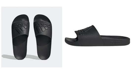 chanclas Adidas Adilette Aqua Slides negras unisex baratas