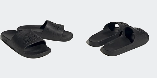 chanclas Adidas Adilette Aqua Slides negras unisex oferta