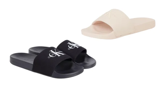 chanclas Calvin Klein Slide Monogram baratas