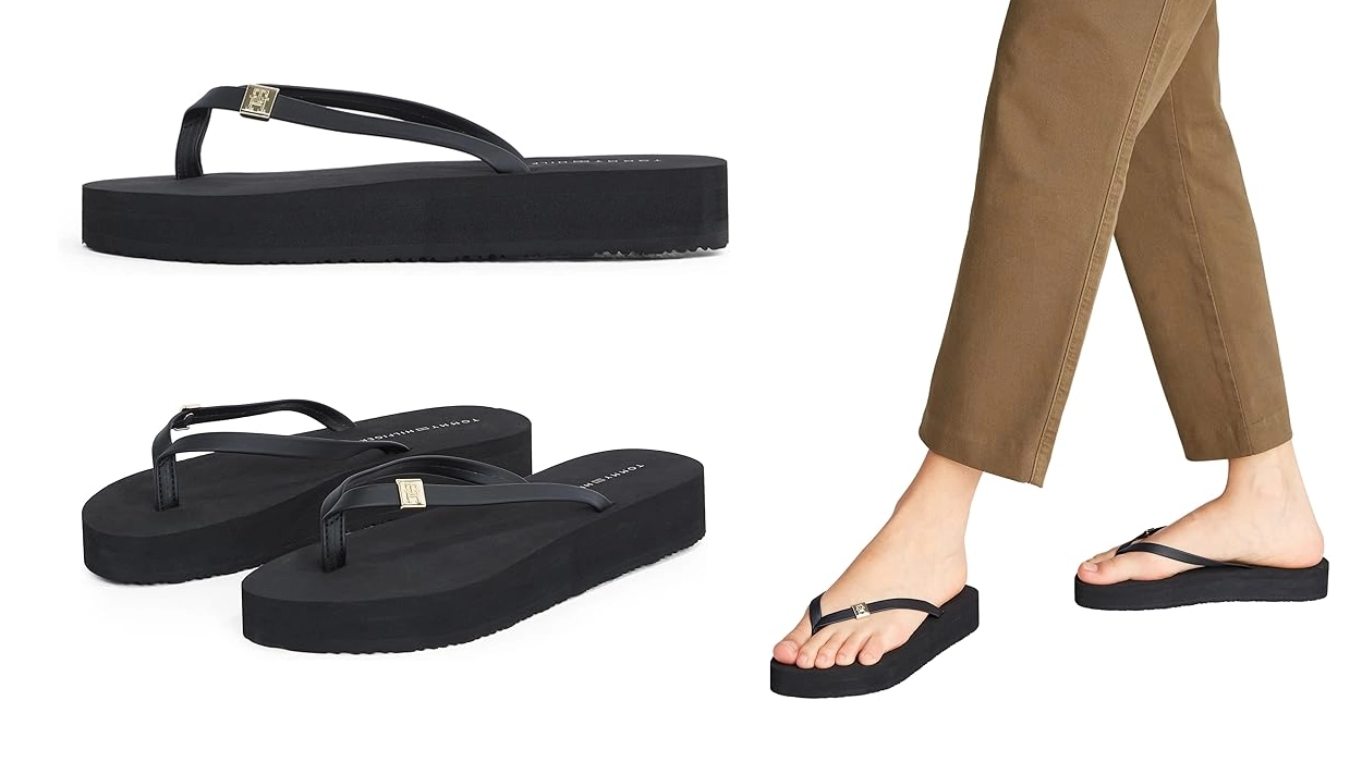 chanclas Tommy Hilfiger Elevated Chic Beach para mujer baratas