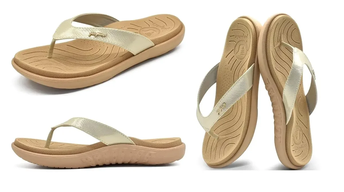 Chanclas con suela ortopédica Jiajiale para mujer