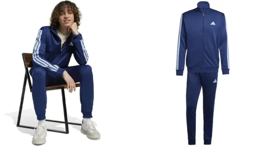 Chándal Adidas Basic French Terry 3 Stripes