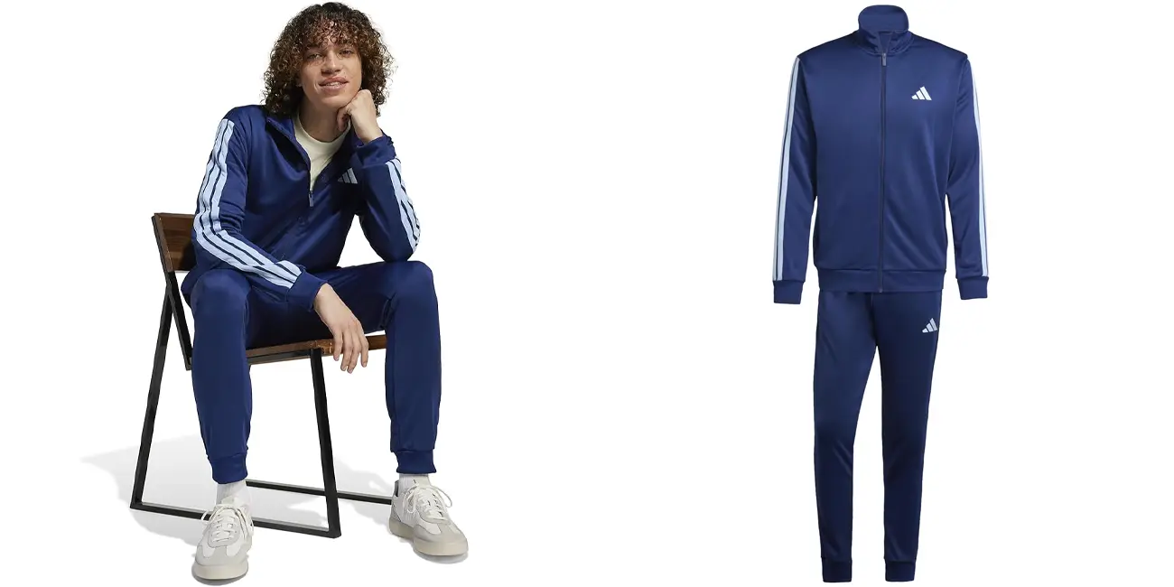 Chándal Adidas Basic French Terry 3 Stripes