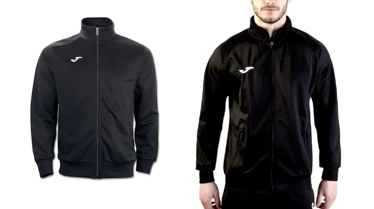 La chaqueta de chándal Joma Gala es un TOP VENTAS que hoy está a un precio de risa en color negro