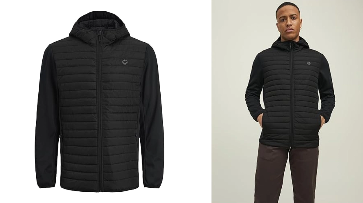 chaqueta acolchada Jack & Jones Hybrid Jacket para hombre