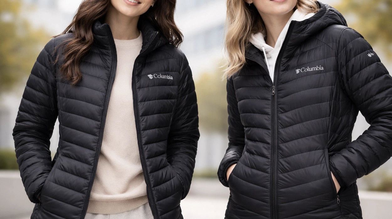 chaqueta acolchada columbia powder pass mujer