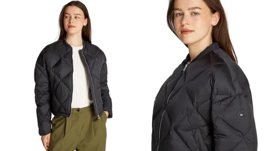 chaqueta acolchada de plumón Tommy Hilfiger Casual Quilted Down para mujer