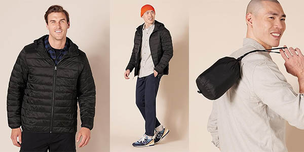 Chaqueta acolchada Amazon Essentials para hombre