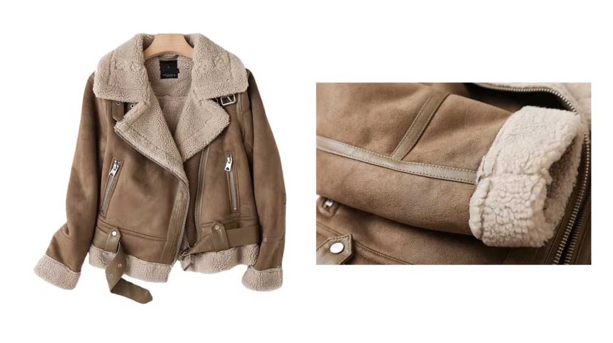 Chaqueta aviador vintage mujer barata