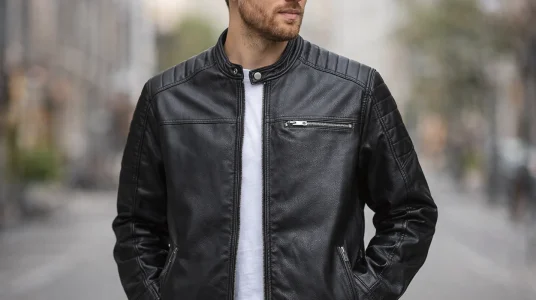 chaqueta biker Jack & Jones Faux Suede