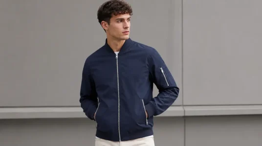 Chaqueta bomber JACK & JONES Navy Blazer para hombre