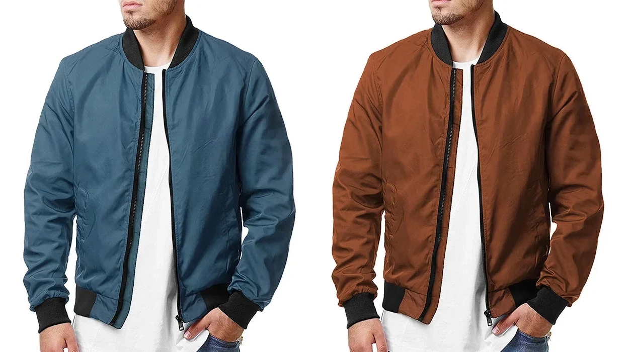 chaqueta bomber para hombre en varios colores
