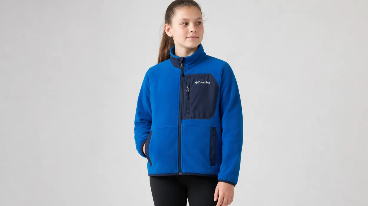 Chaqueta polar Columbia Fast Trek 5 Junior unisex con cremallera completa