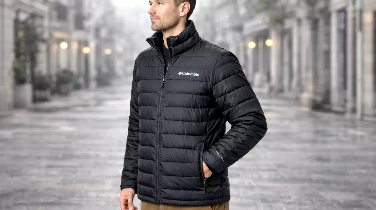 Chaqueta Columbia Powder Pass acolchada para hombre