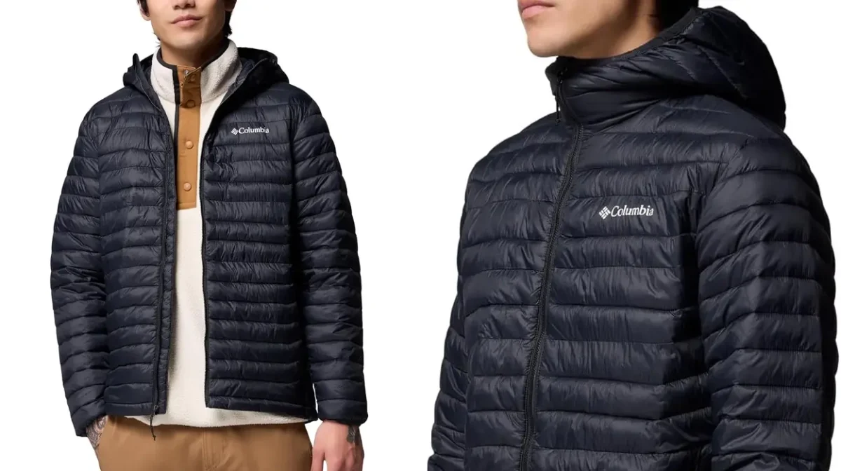 Chaqueta Columbia Powder Pass Hooded Jacket acolchada con capucha para hombre