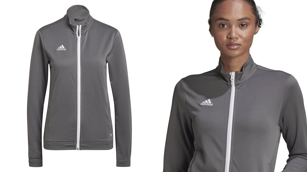 chaqueta deportiva Adidas Entrada 22 en color gris