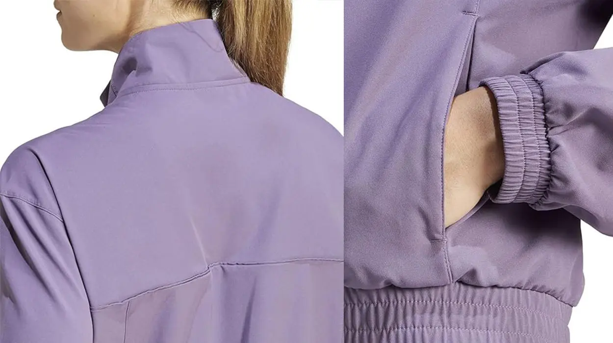 Chaqueta deportiva Adidas Training Essentials Woven para mujer barata