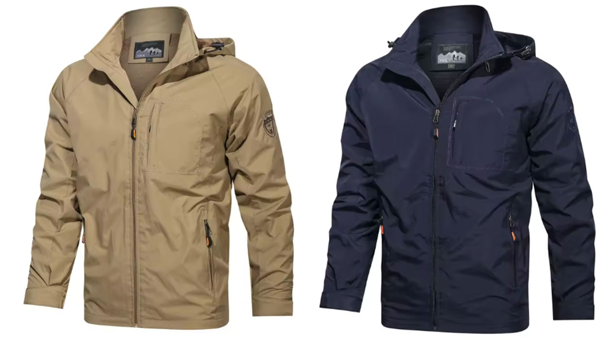 Chaqueta deportiva cortavientos para hombre barata