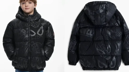 Chaqueta Desigual Padded Spider-Man para niños