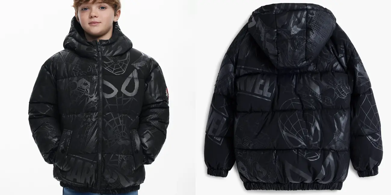 Chaqueta Desigual Padded Spider-Man para niños