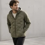 Chaqueta híbrida JACK & JONES Jjeperfect para hombre, color oliva y