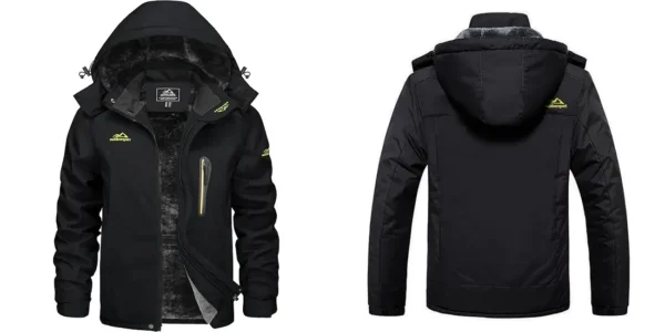 Chaqueta impermeable con forro KEFITEVD para hombre