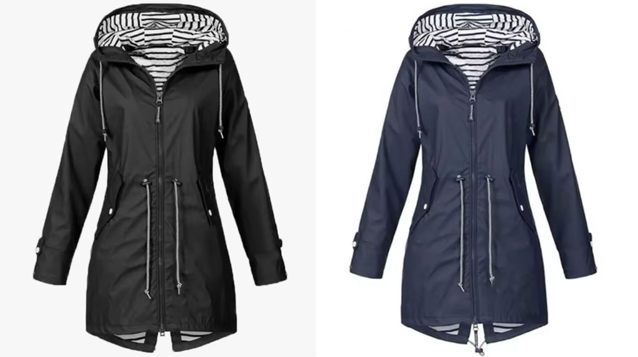 Chaqueta impermeable para mujer barata