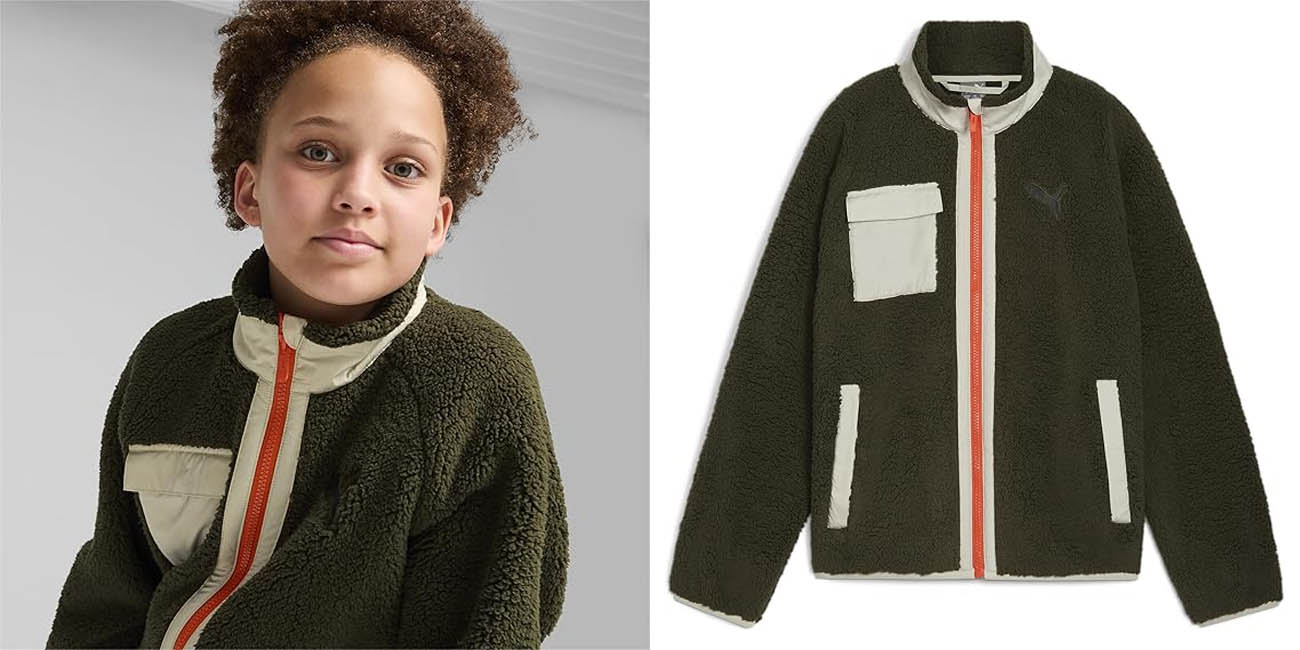 Chaqueta Puma Hybrid Sherpa para niños