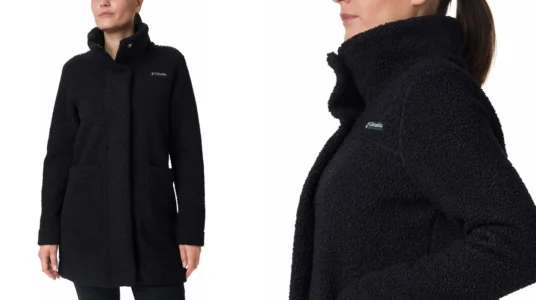 chaqueta larga de forro polar Columbia Panorama para mujer