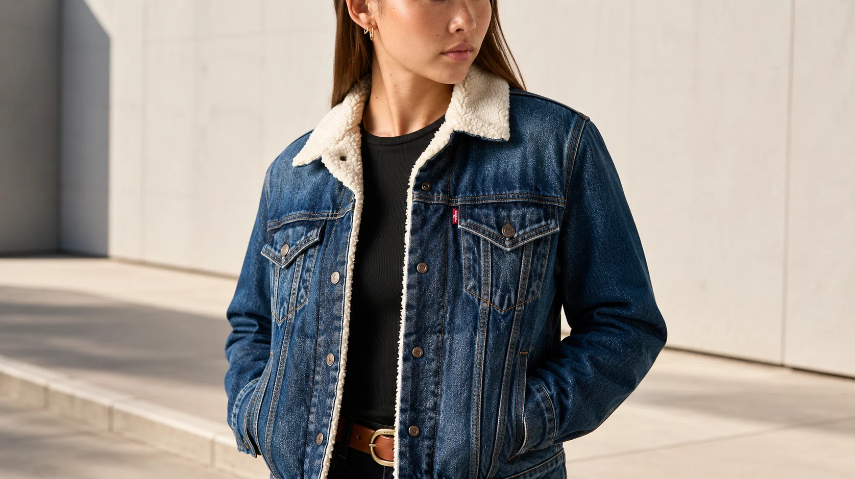 Chaqueta Levi's Original Sherpa Trucker para mujer