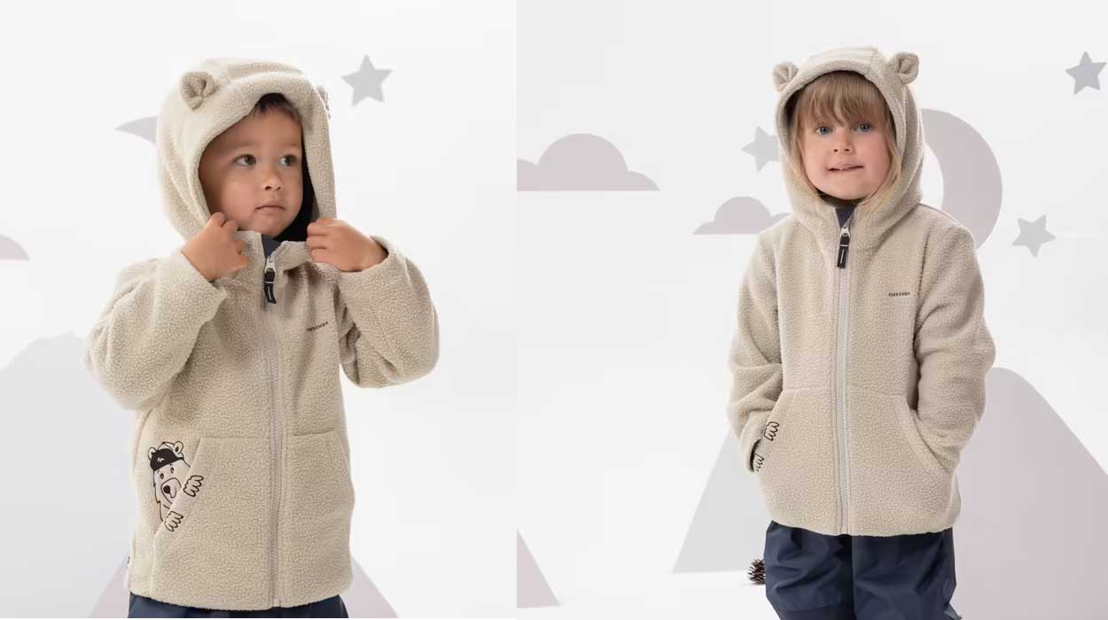 Chaqueta polar infantil MH500 KID barata