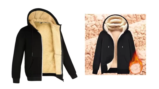 chaquetas de lana de cordero unisex