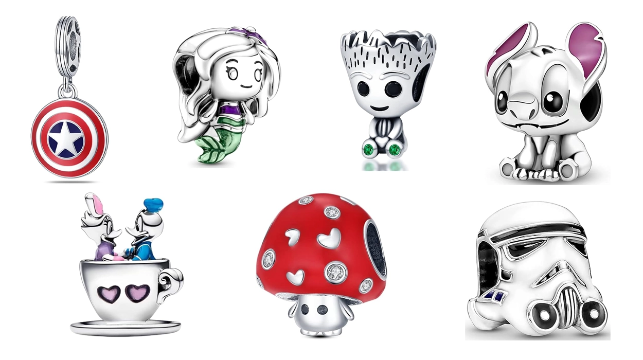 charms personajes pandora