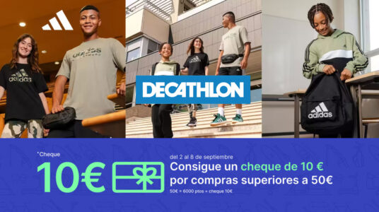 Cheque Decathlon