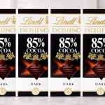 Pack de 5 tabletas de chocolate Lindt Excellence 85% Cacao de 100 g