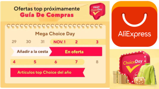 Choice Day en AliExpress con hasta 70% de descuento