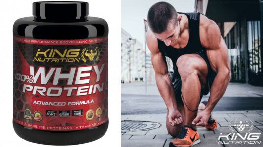 Suplemento proteico 100% Whey Protein de King Nutrition