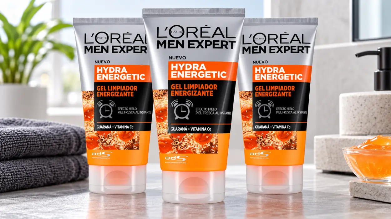 Chollo Gel limpiador energizante L'Oréal Men Expert Hydra Energetic de 100 ml para hombre
