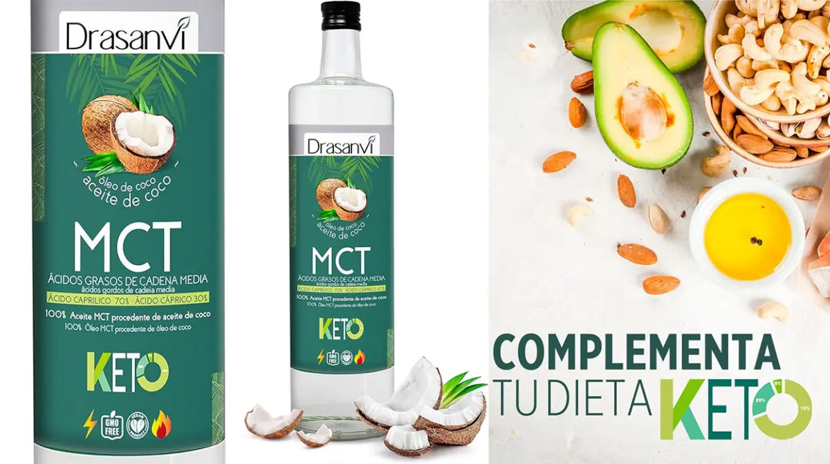 Aceite MCT de Coco Drasanvi de 1 litro