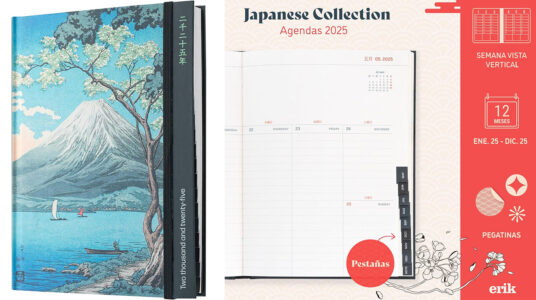 Chollo Agenda 2025 Erik Proyecta Hajimari a semana vista en A5