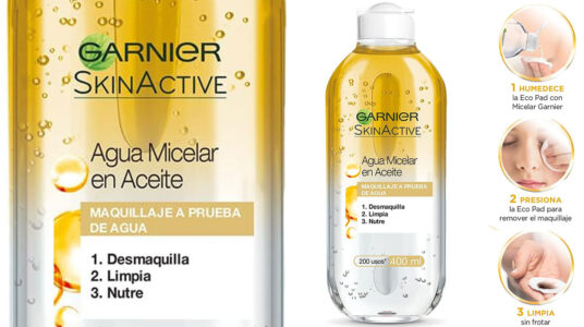 Agua micelar en aceite Garnier Skin Active
